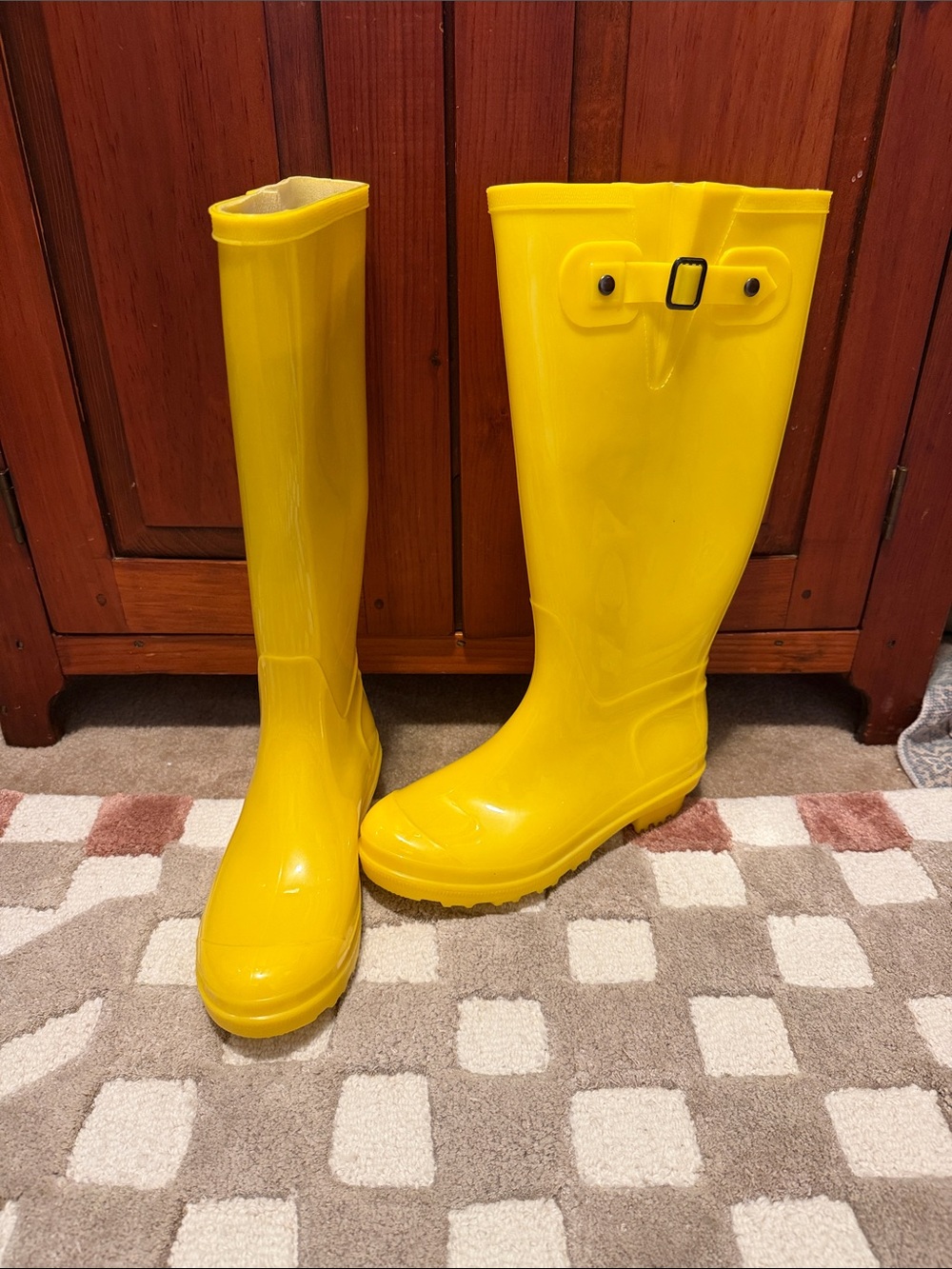 Brand New rain boots- never worn inserts still inside